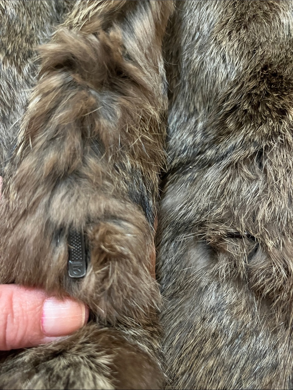 Vintage Rabbit Fur Coat - Picture 5 of 8